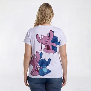 Juniors Plus Freeze Stitch & Angel Front & Back Tee alternate view